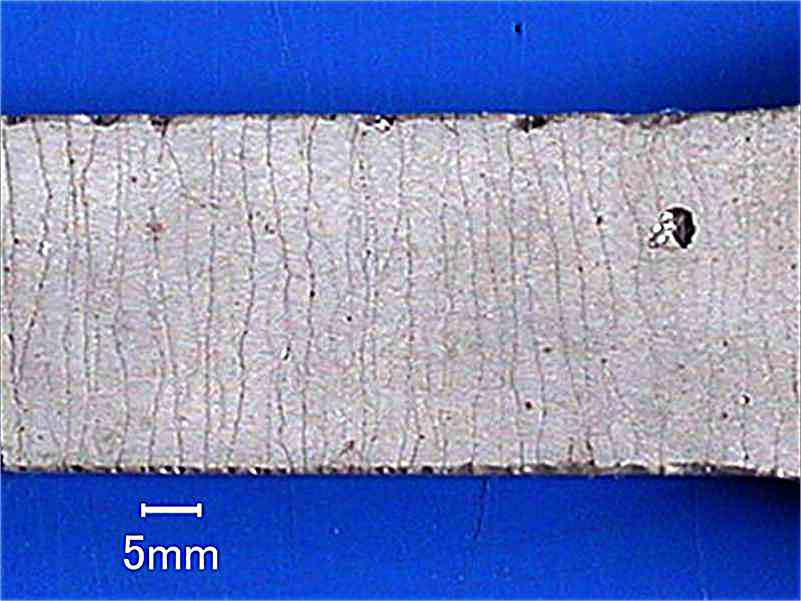 Fig. 3. Multiple micro crack